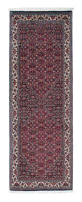 Tapis de couloir Tapis persan - Bidjar - 205 x 73 cm - bleu foncé