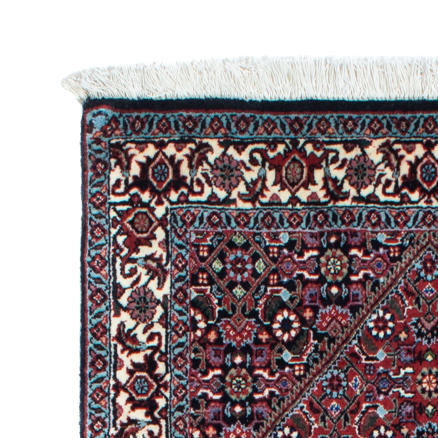 Tapis de couloir Tapis persan - Bidjar - 205 x 73 cm - bleu foncé