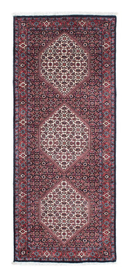 Tapis de couloir Tapis persan - Bidjar - 190 x 74 cm - bleu foncé