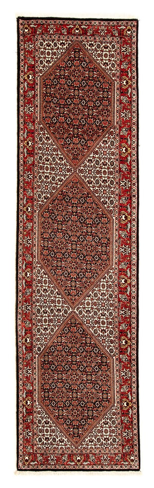 Tapis de couloir Tapis persan - Bidjar - 300 x 82 cm - multicolore