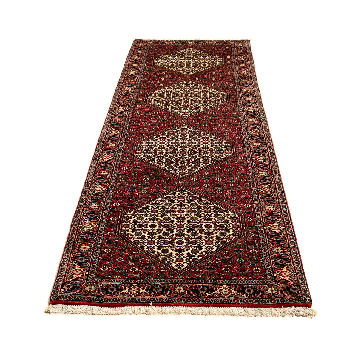 Tapis de couloir Tapis persan - Bidjar - 291 x 85 cm - multicolore