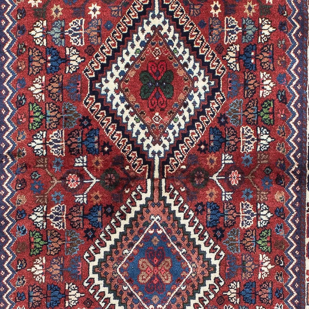 Tapis de couloir Tapis persan - Classique - 196 x 80 cm - rouge