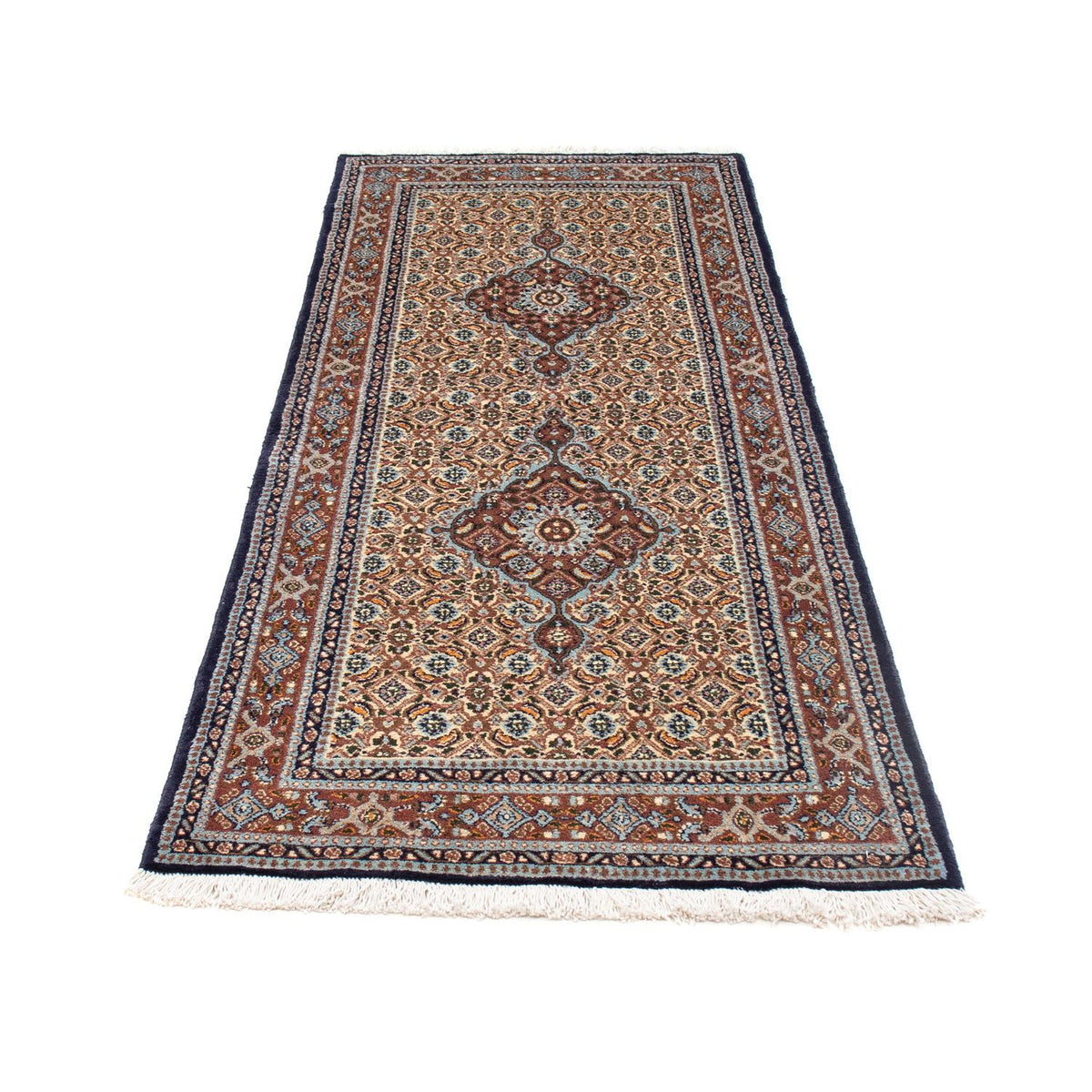 Tapis de couloir Tapis persan - Classique - 195 x 75 cm - beige