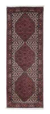 Tapis de couloir Tapis persan - Bidjar - 217 x 74 cm - beige