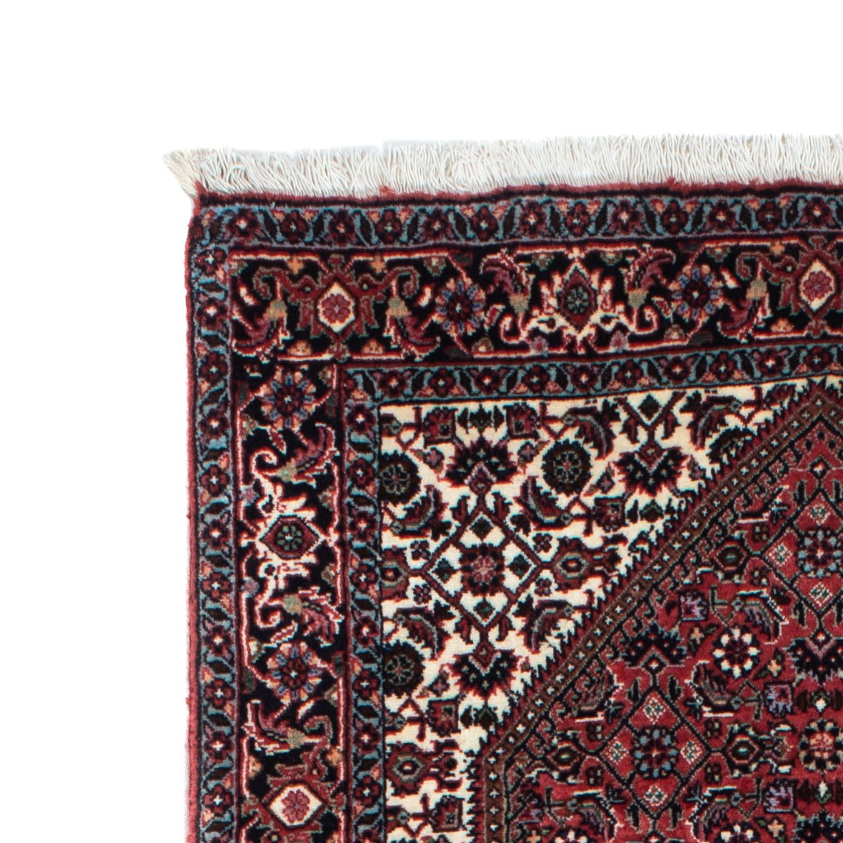 Tapis de couloir Tapis persan - Bidjar - 217 x 74 cm - beige