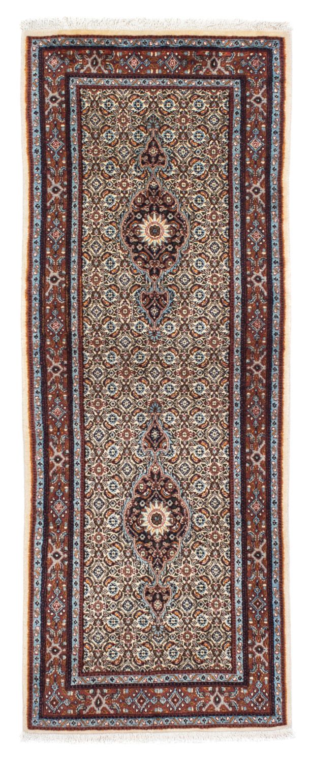 Tapis de couloir Tapis persan - Classique - 195 x 74 cm - beige
