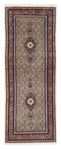 Tapis de couloir Tapis persan - Classique - 195 x 74 cm - beige