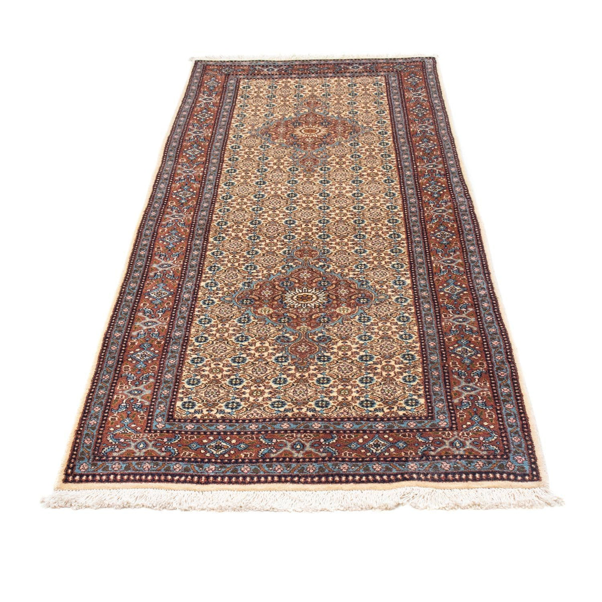 Tapis de couloir Tapis persan - Classique - 195 x 78 cm - beige