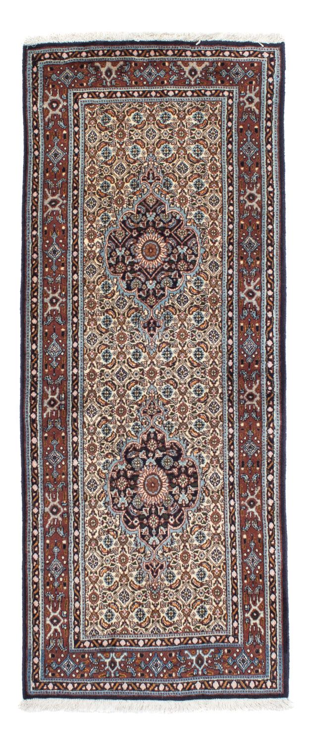 Tapis de couloir Tapis persan - Classique - 200 x 78 cm - beige