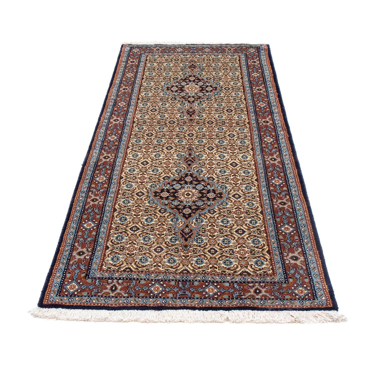 Tapis de couloir Tapis persan - Classique - 200 x 78 cm - beige