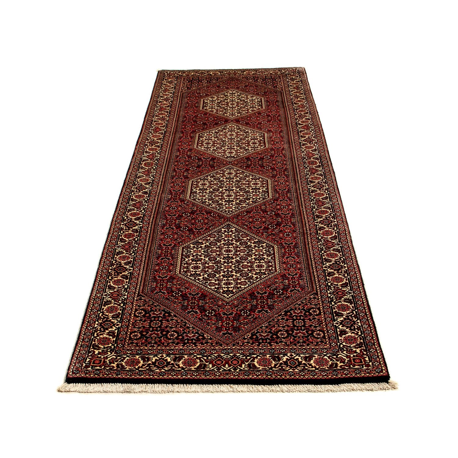 Tapis de couloir Tapis persan - Bidjar - 293 x 84 cm - multicolore