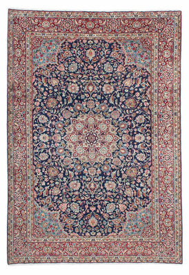 Tapis persan - Royal - 293 x 203 cm - bleu foncé