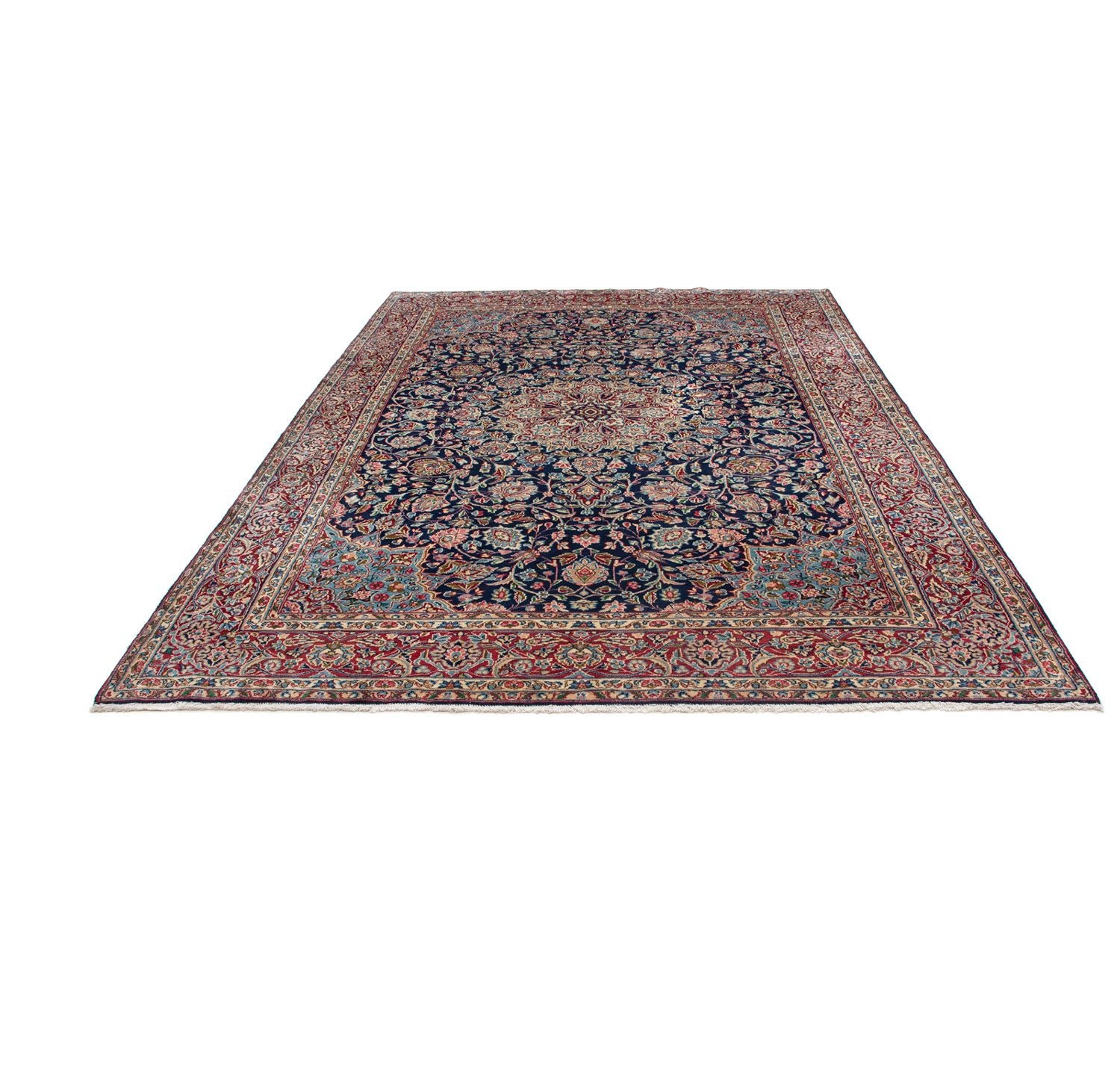 Tapis persan - Royal - 293 x 203 cm - bleu foncé