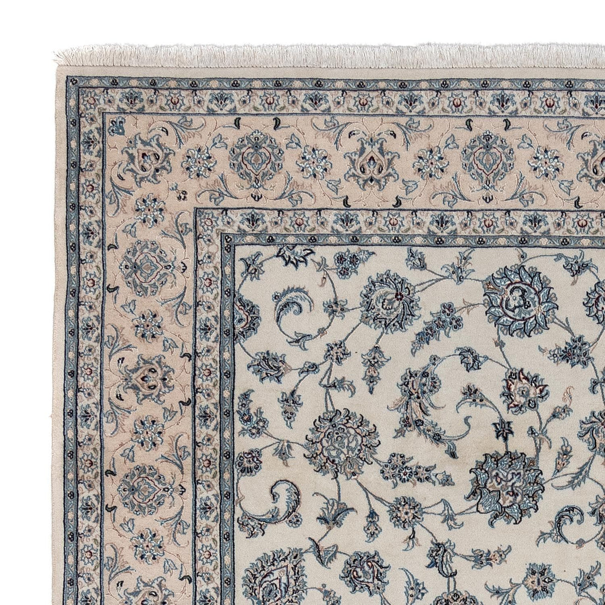 Tapis persan - Nain - Premium - 303 x 250 cm - argent