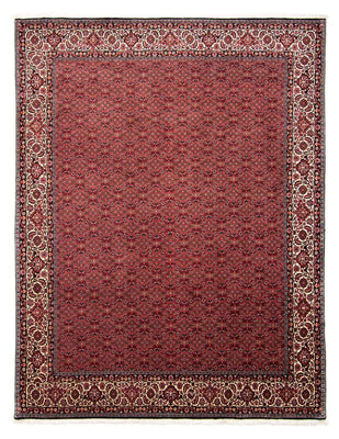 Tapis persan - Bidjar - 296 x 250 cm - rouge foncé