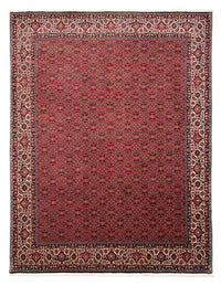 Tapis persan - Bidjar - 296 x 250 cm - rouge foncé