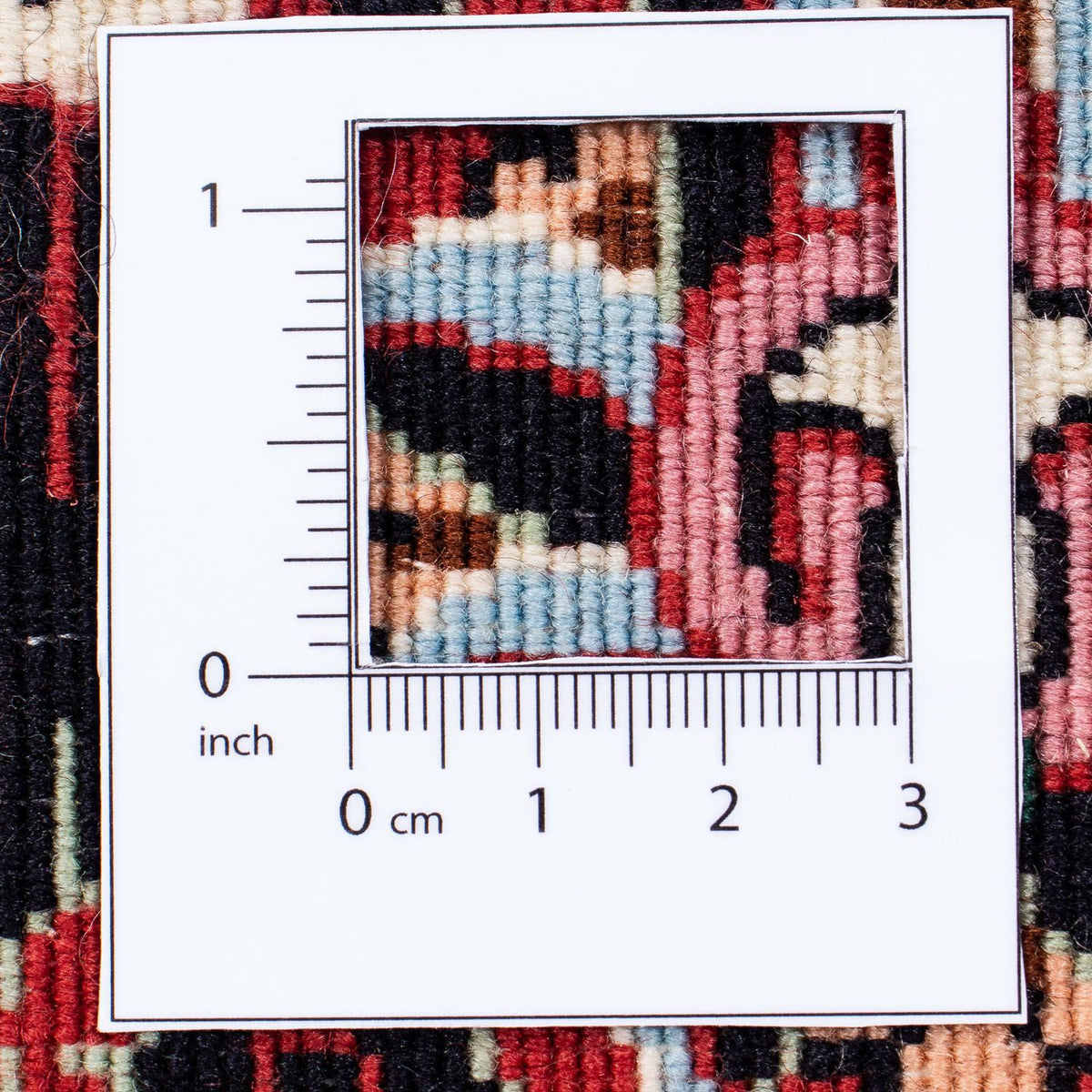 Tapis persan - Bidjar - 296 x 250 cm - rouge foncé