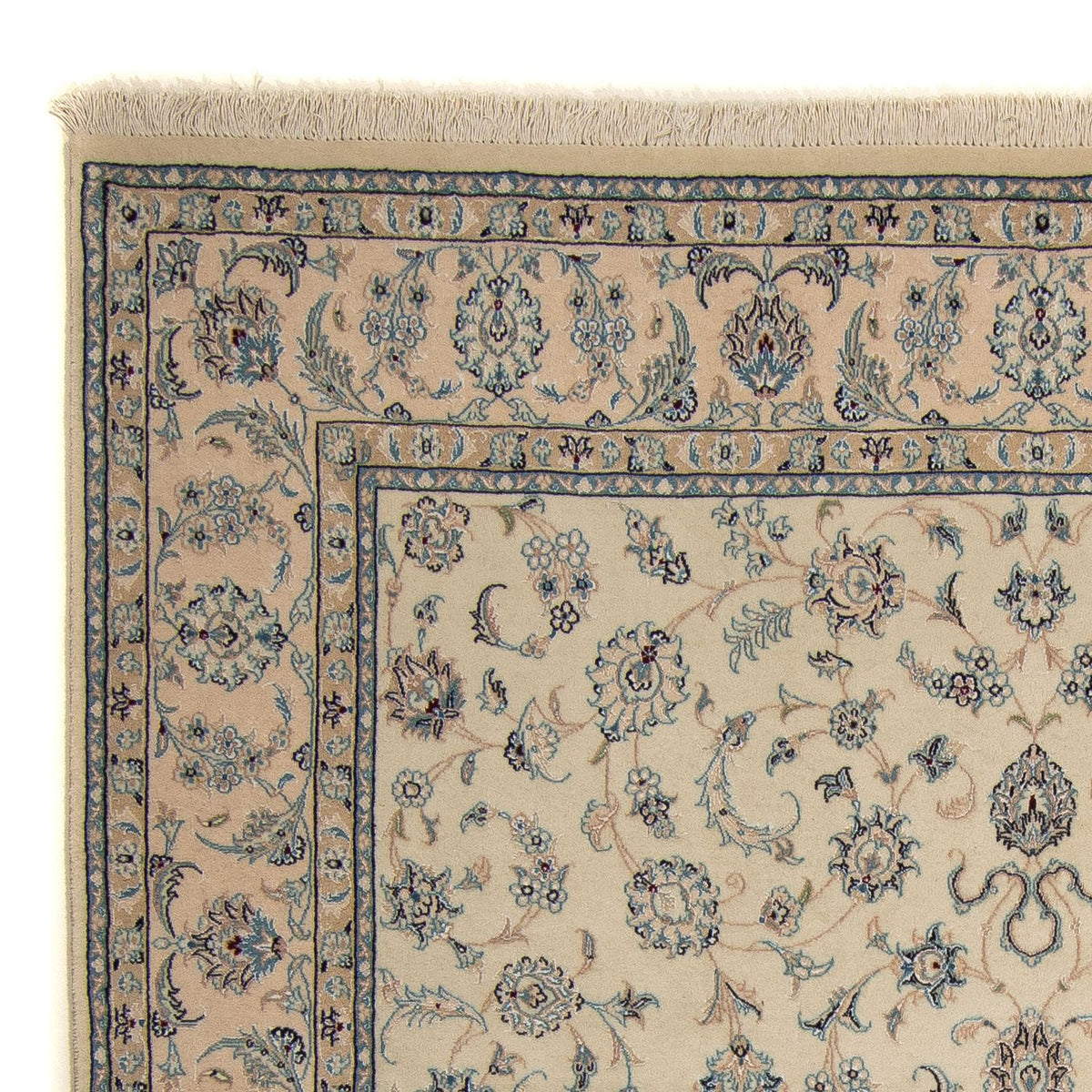 Tapis persan - Nain - Premium - 214 x 200 cm - beige