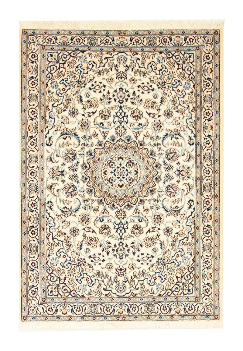 Tapis persan - Nain - Premium - 150 x 102 cm - beige