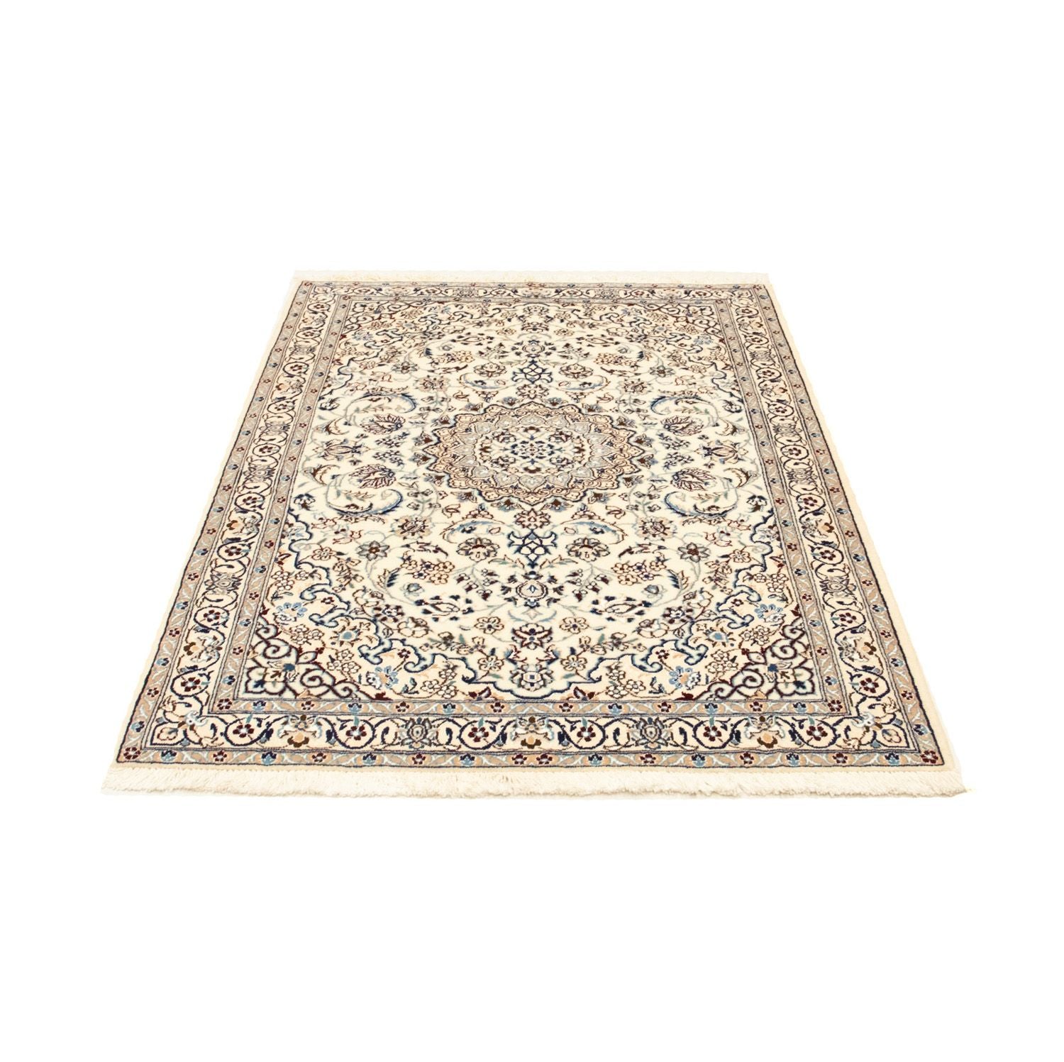 Tapis persan - Nain - Premium - 150 x 102 cm - beige