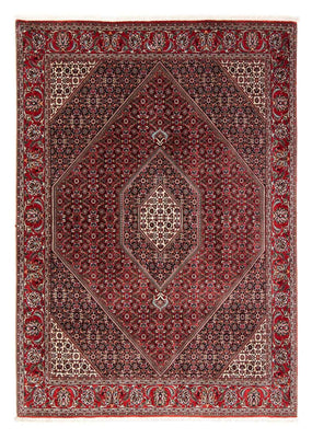 Tapis persan - Bidjar - 235 x 170 cm - rouge foncé