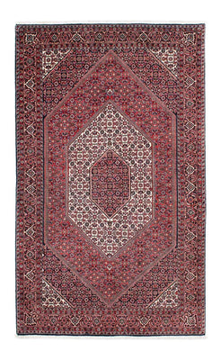 Tapis persan - Bidjar - 215 x 132 cm - rouge clair