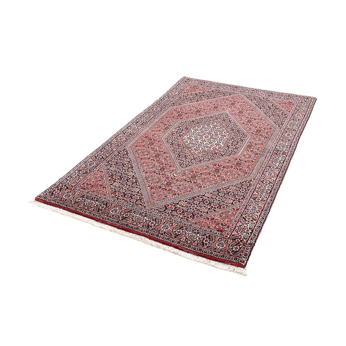 Tapis persan - Bidjar - 190 x 111 cm - rouge clair