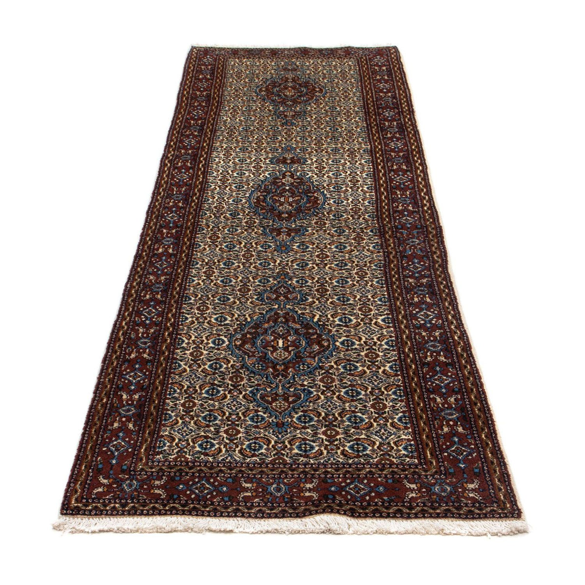 Tapis de couloir Tapis persan - Classique - 290 x 75 cm - beige