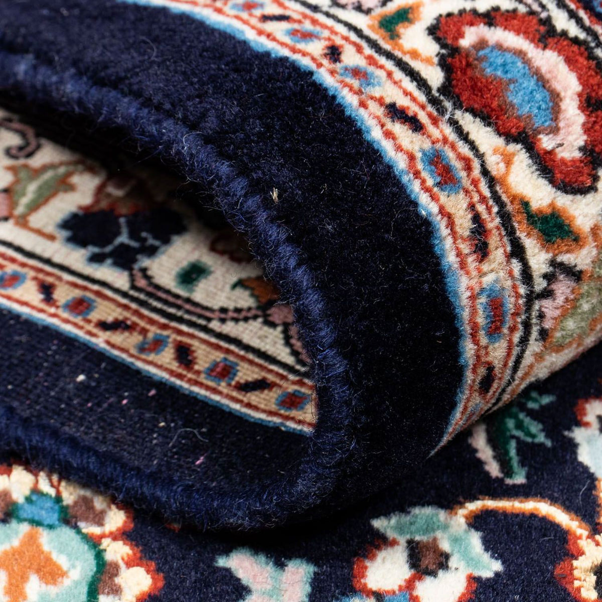 Tapis persan - Classique - 274 x 192 cm - bleu foncé