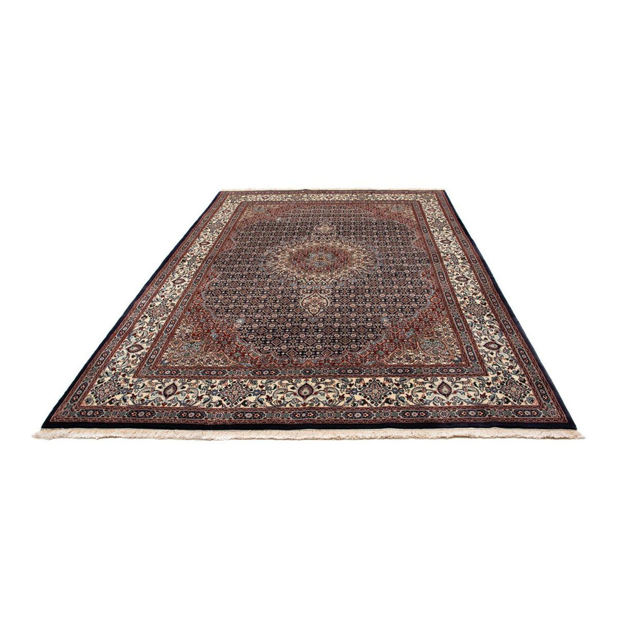 Tapis persan - Classique - 290 x 196 cm - bleu foncé