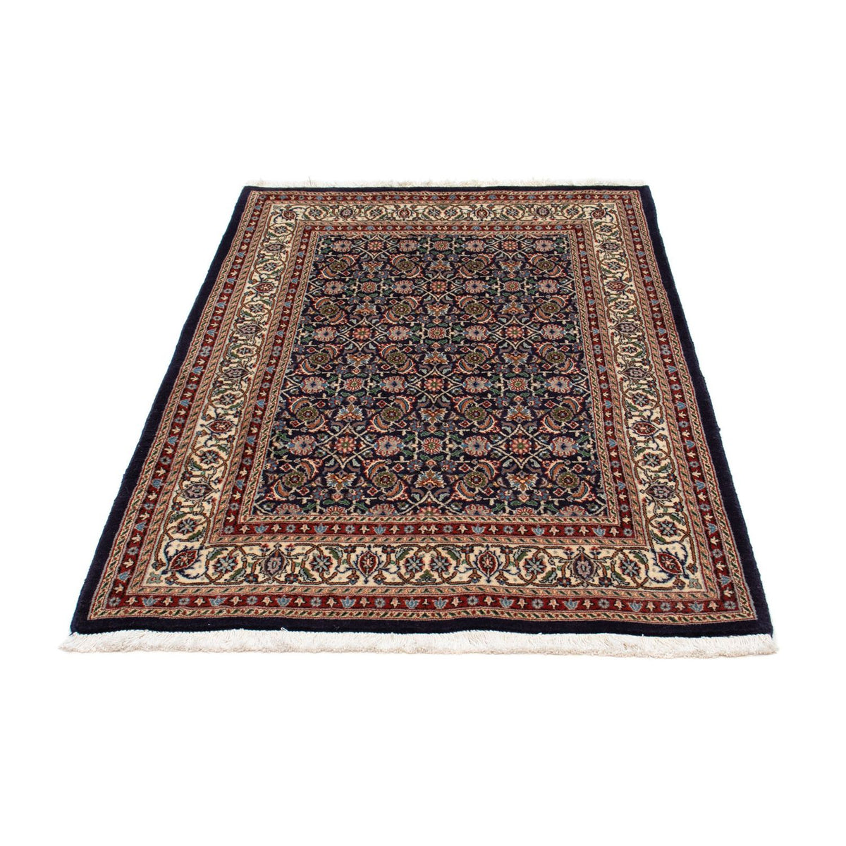 Tapis persan - Classique - 148 x 96 cm - bleu foncé