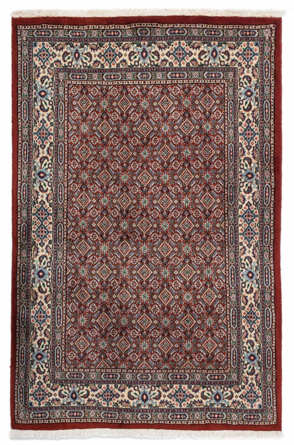 Tapis persan - Classique - 149 x 97 cm - rouge foncé