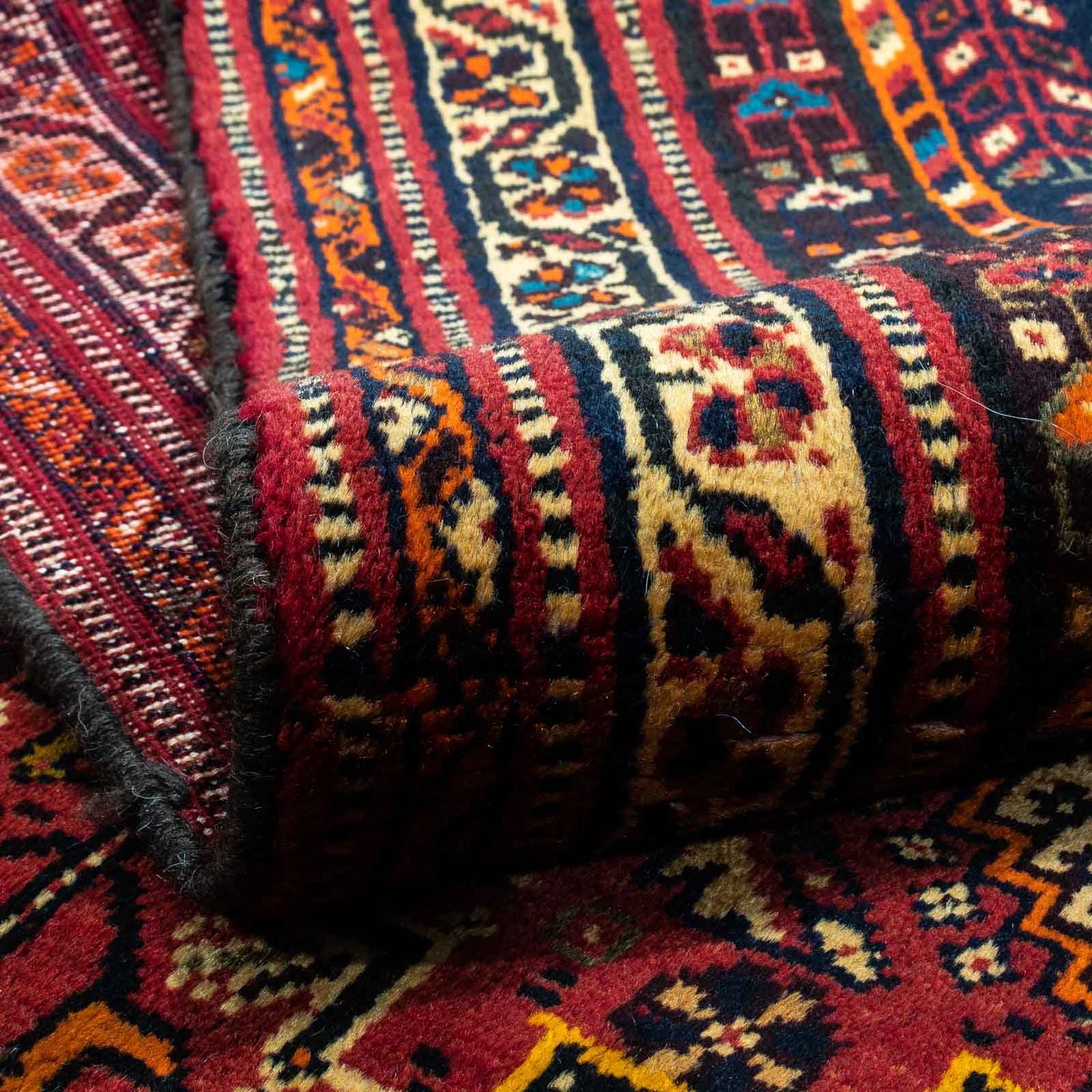 Tapis persan - Nomadic - 285 x 173 cm - rouge foncé