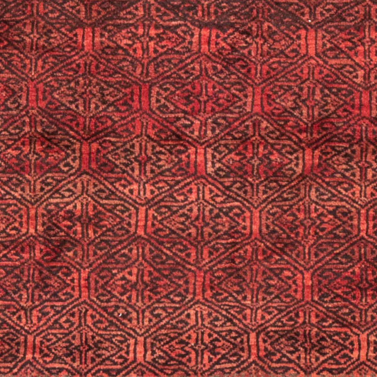 Tapis de couloir Tapis persan - Nomadic - 225 x 121 cm - rouge