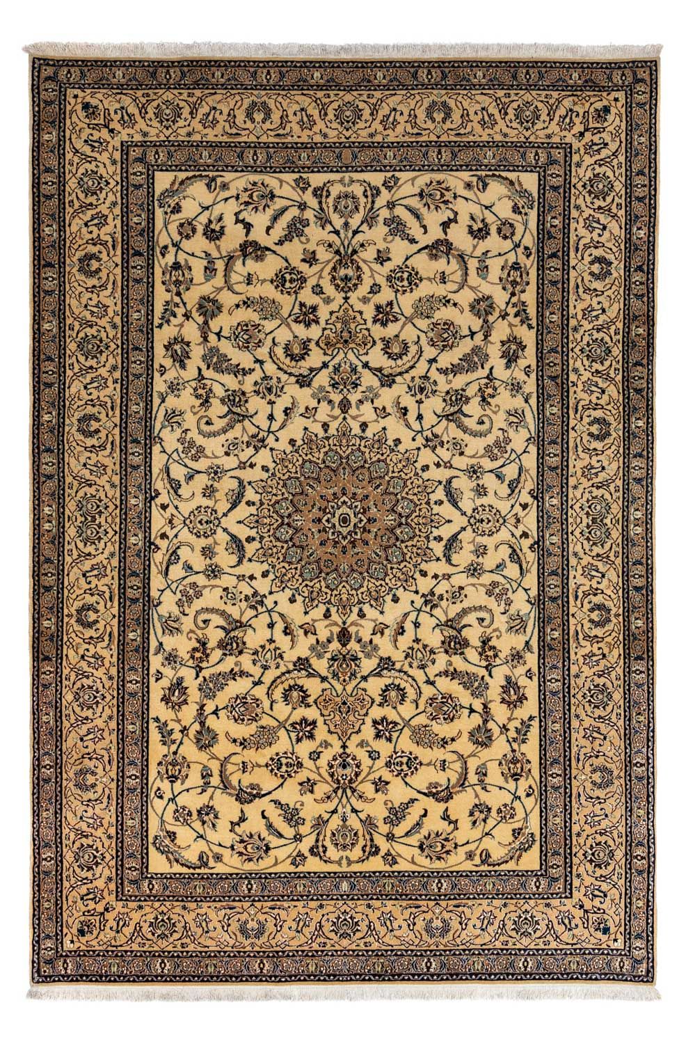 Tapis persan - Nain - Royal - 350 x 246 cm - beige foncé