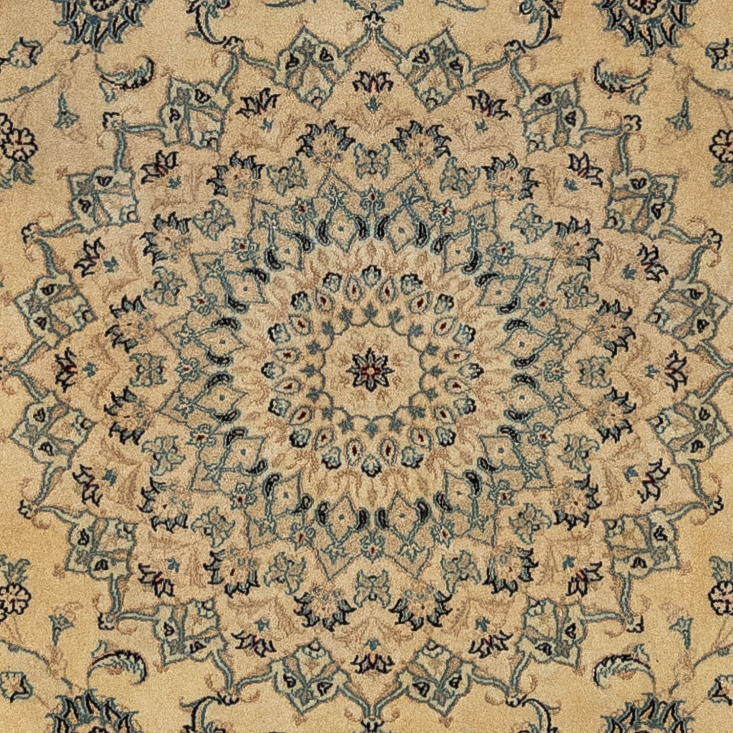 Tapis persan - Nain - Royal - 344 x 250 cm - marron clair