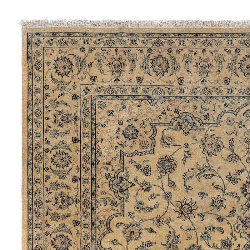 Tapis persan - Nain - Royal - 344 x 250 cm - marron clair