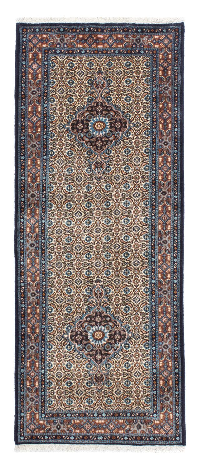 Tapis de couloir Tapis persan - Classique - 195 x 77 cm - bleu foncé