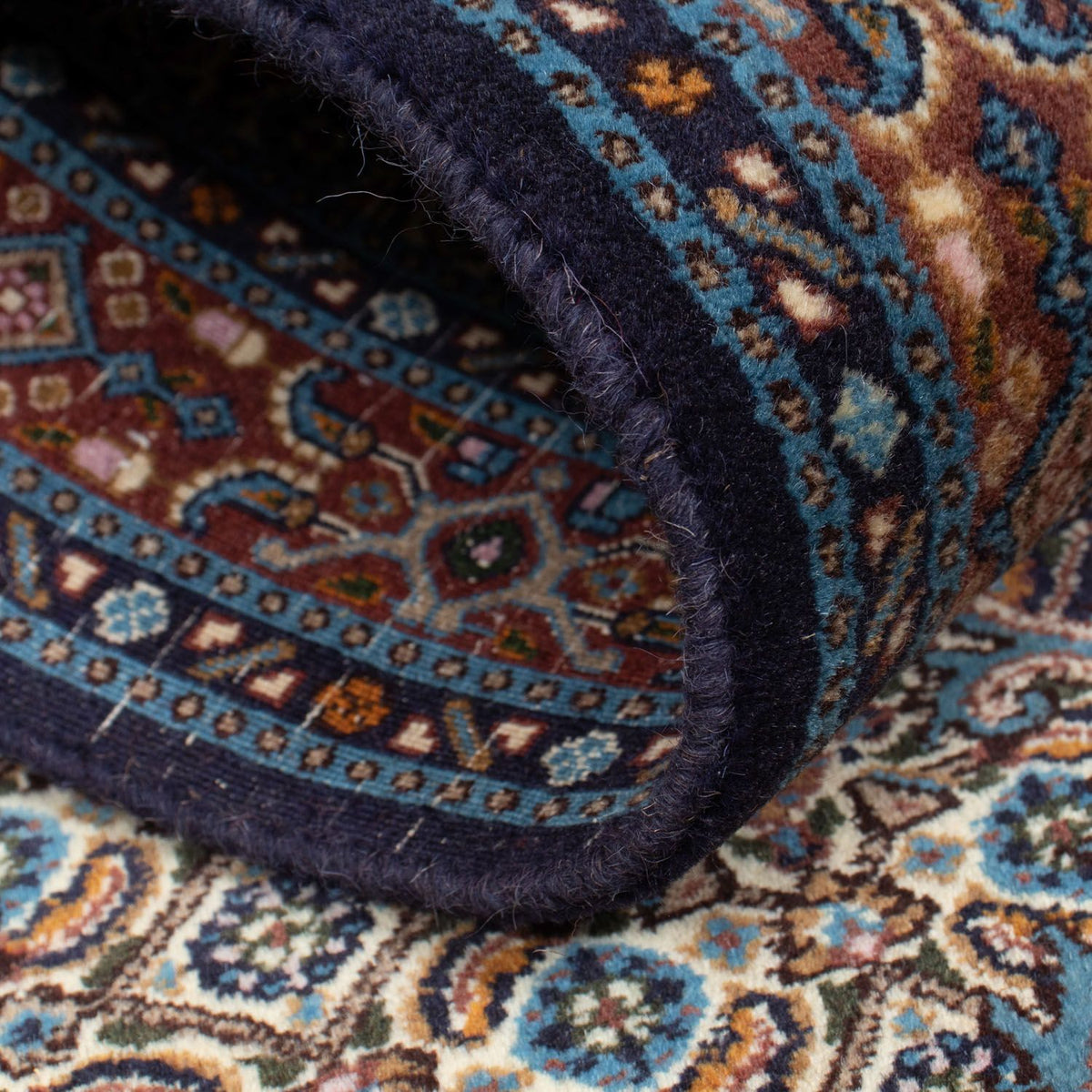 Tapis de couloir Tapis persan - Classique - 195 x 77 cm - bleu foncé