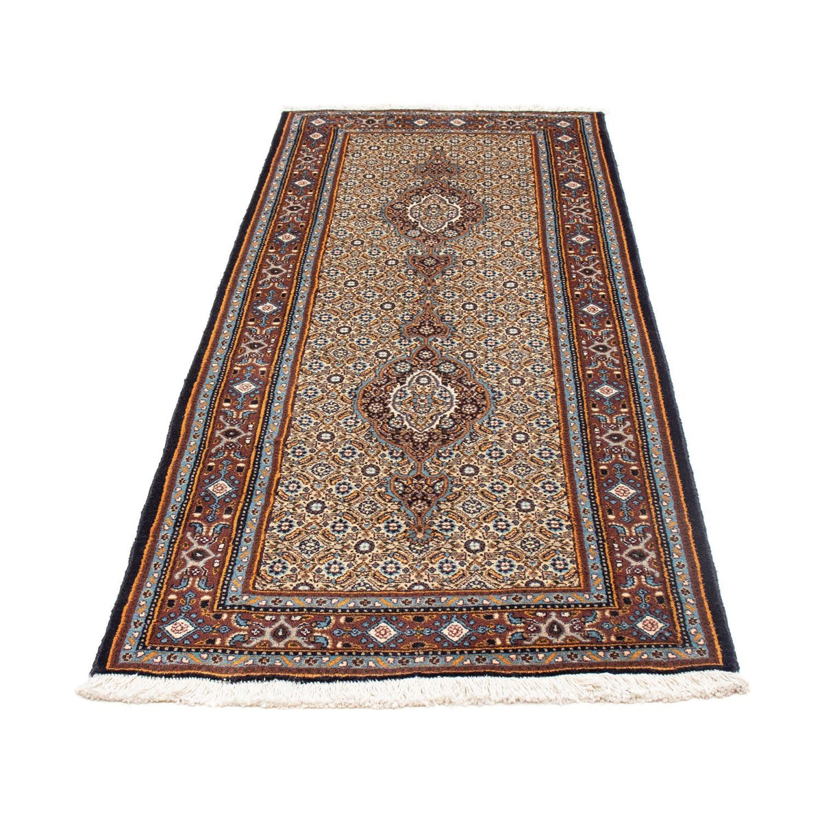 Tapis de couloir Tapis persan - Classique - 196 x 78 cm - beige