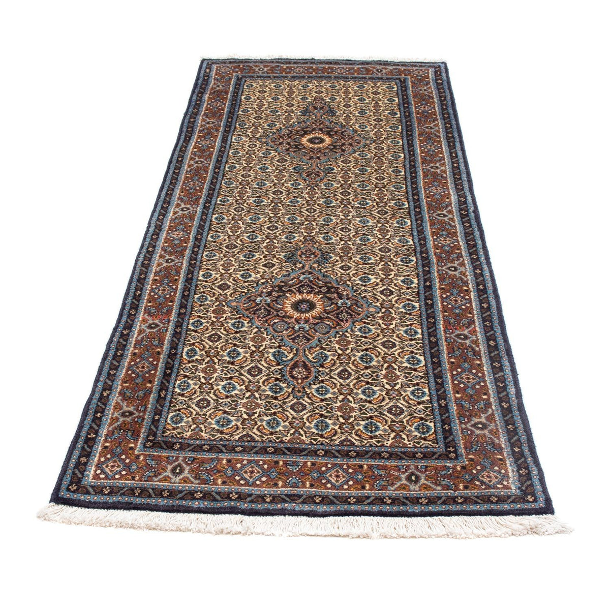 Tapis de couloir Tapis persan - Classique - 197 x 74 cm - beige