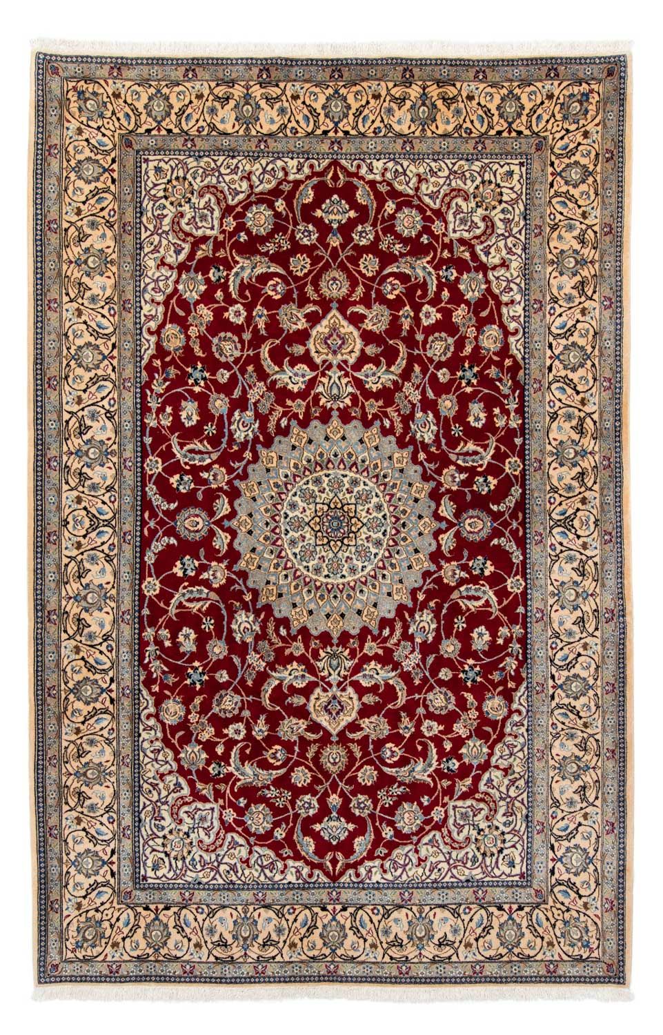 Tapis persan - Nain - Royal - 295 x 203 cm - rouge