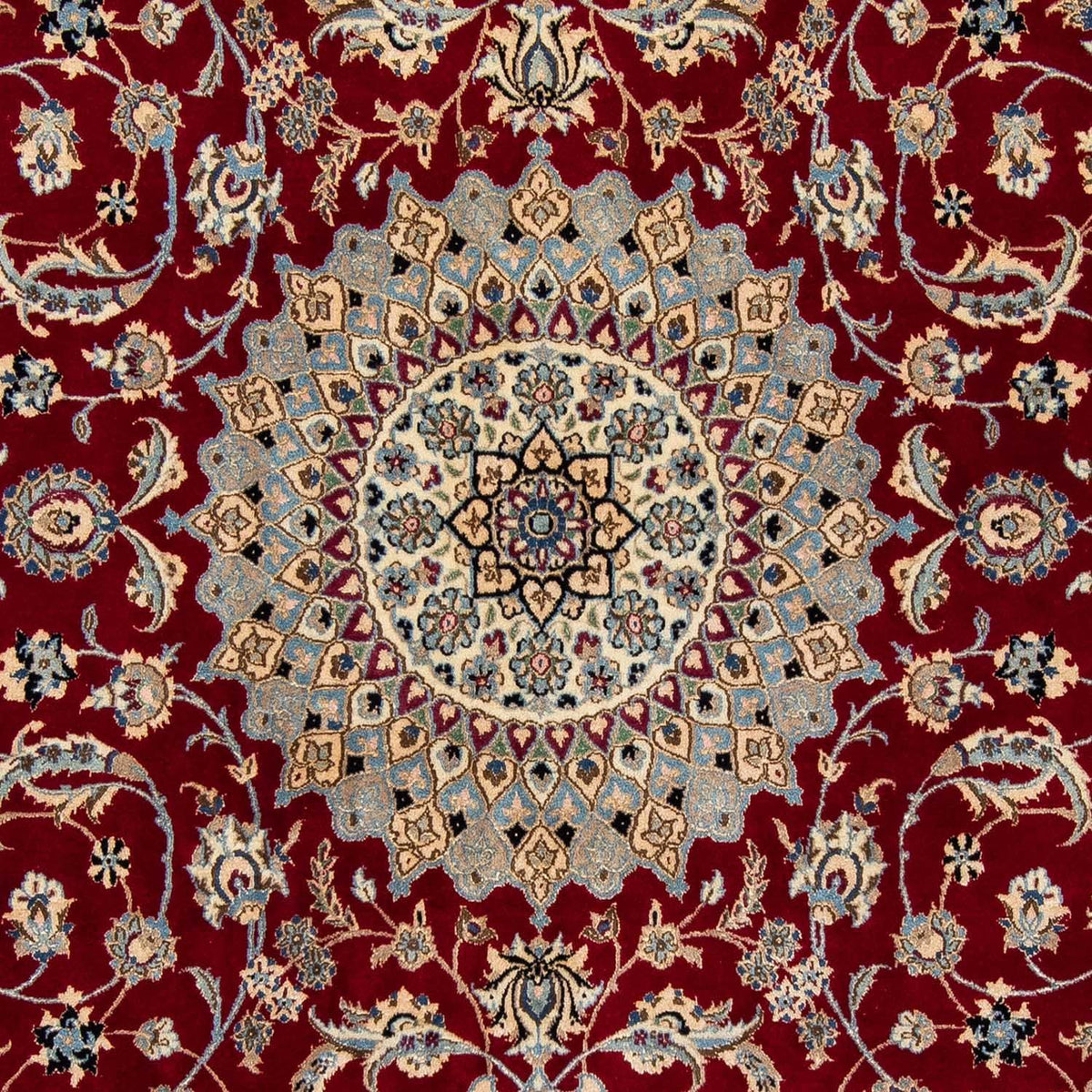 Tapis persan - Nain - Royal - 295 x 203 cm - rouge