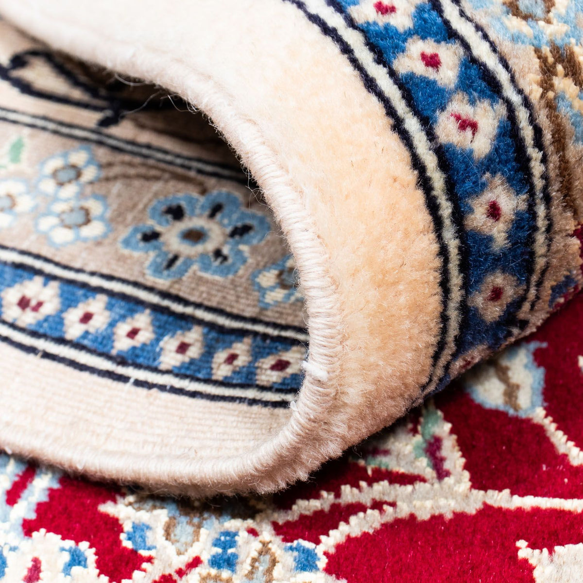 Tapis persan - Nain - Royal - 295 x 203 cm - rouge