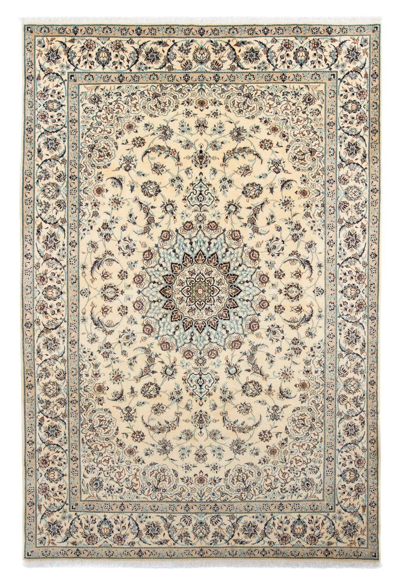 Tapis persan - Nain - Royal - 303 x 203 cm - beige