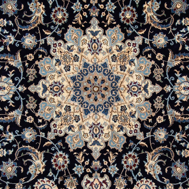 Tapis persan - Nain - Royal - 308 x 200 cm - noir