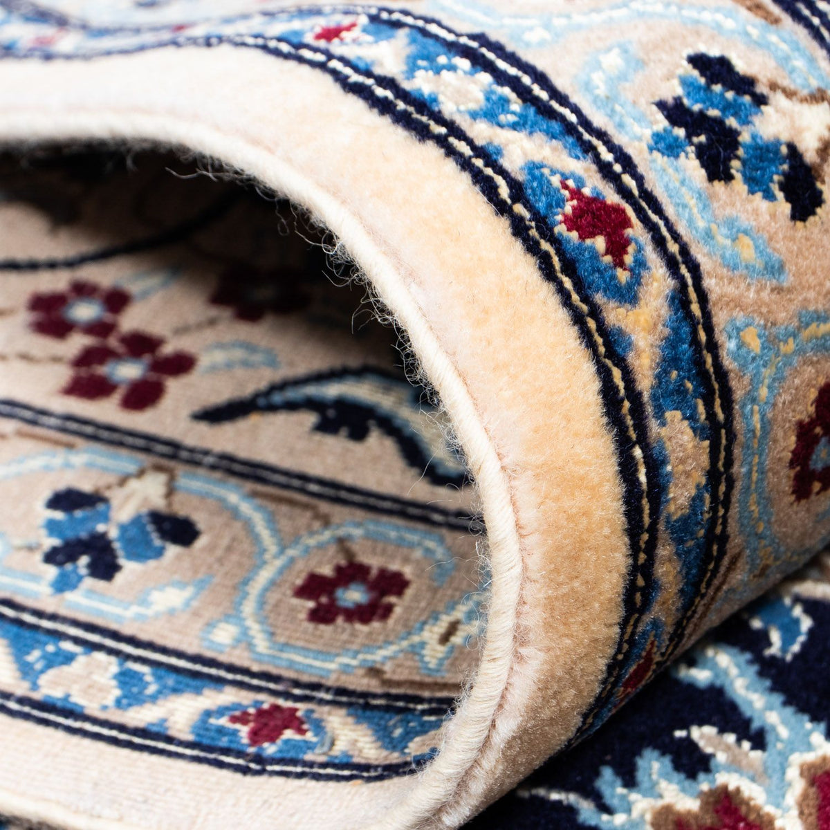 Tapis persan - Nain - Royal - 308 x 200 cm - noir