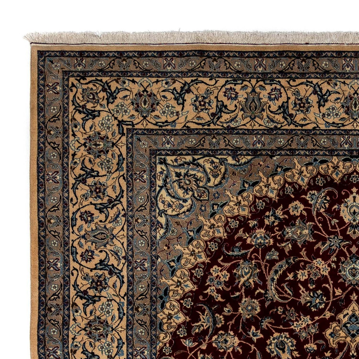 Tapis persan - Nain - Royal - 344 x 248 cm - noir