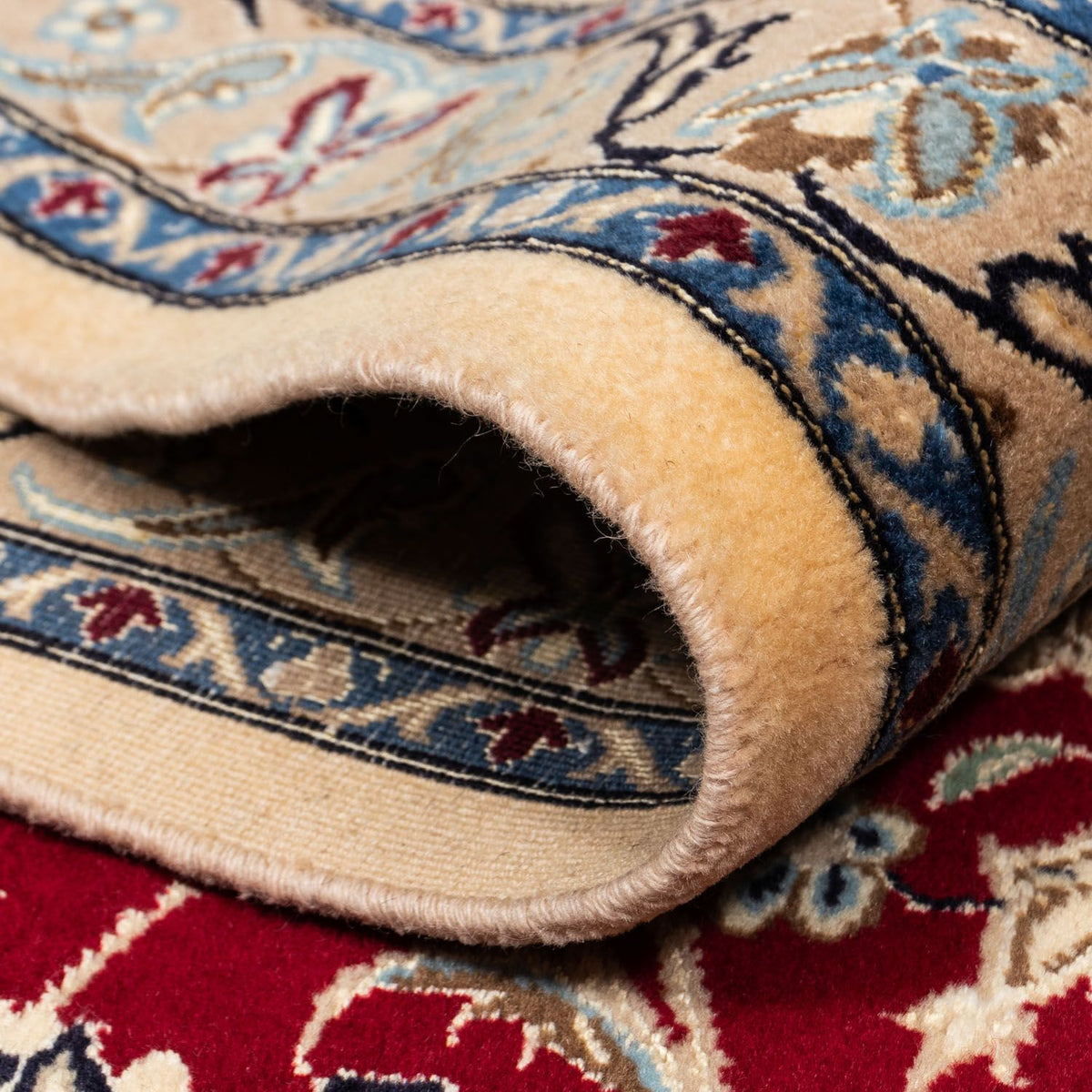 Tapis persan - Nain - Royal - 344 x 248 cm - noir