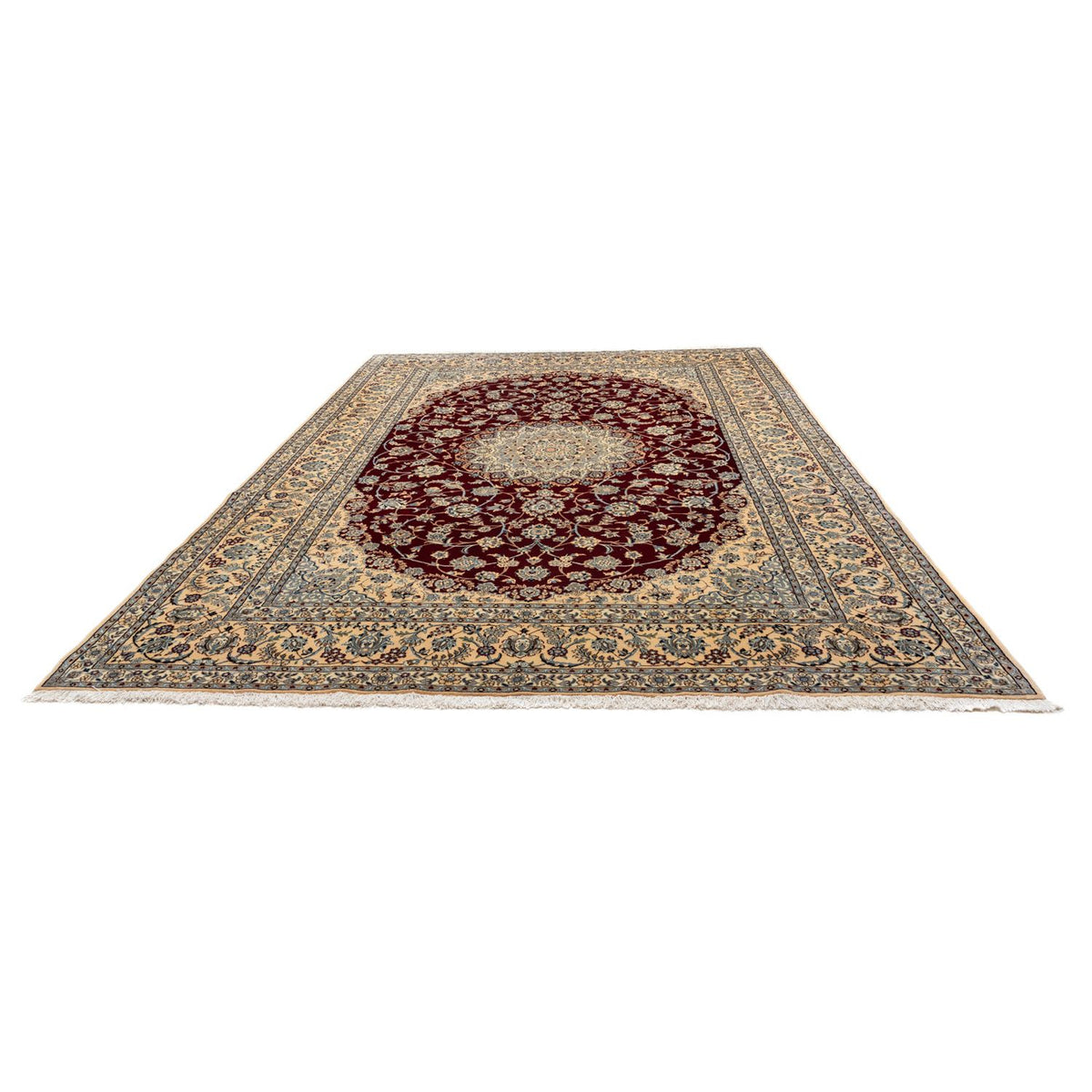 Tapis persan - Nain - Royal - 348 x 250 cm - noir